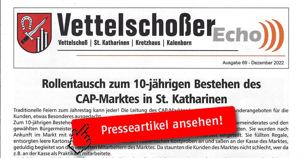 10 Jahre CAP Markt